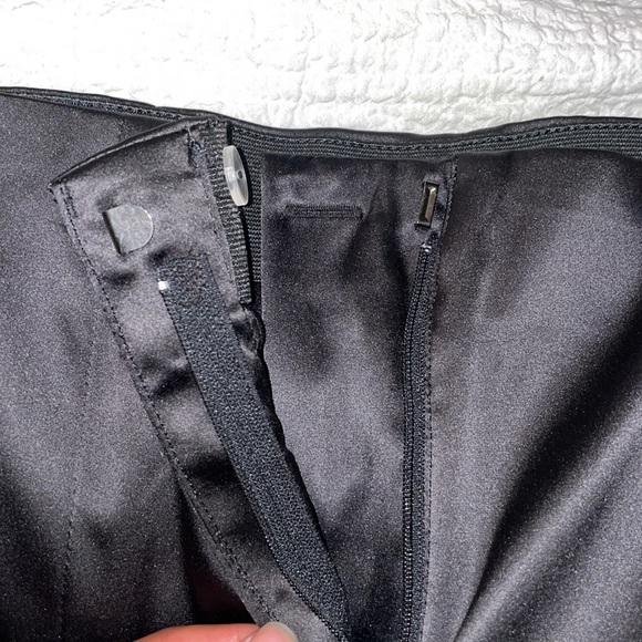 H&M satin Black trouser pants size 8 - Picture 3 of 3